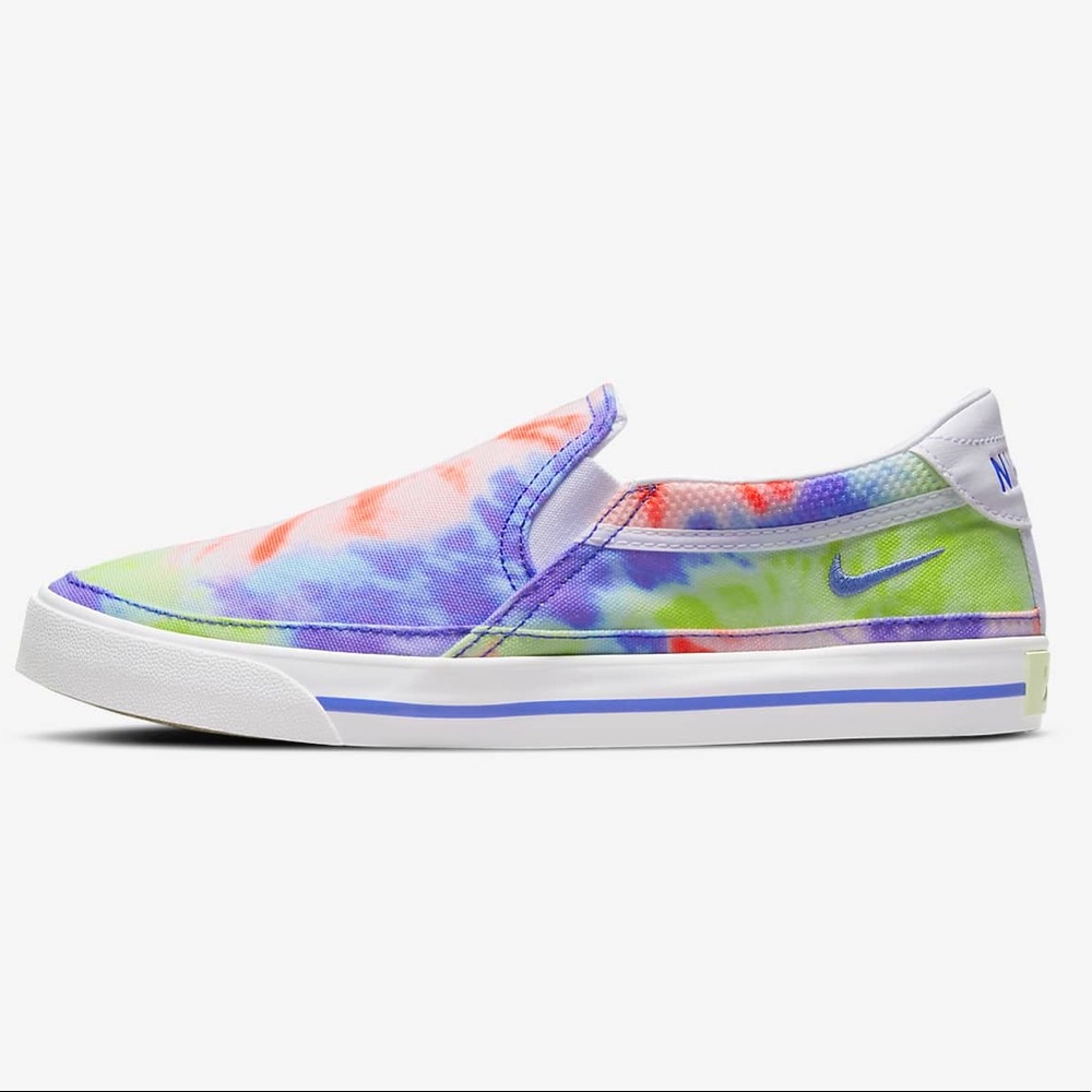 Nike Court Legacy Slip-On Tie Dye Shoes